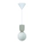 Lampa wisząca beżowa + klosz biały Sadie NO2512603009 - Nordlux